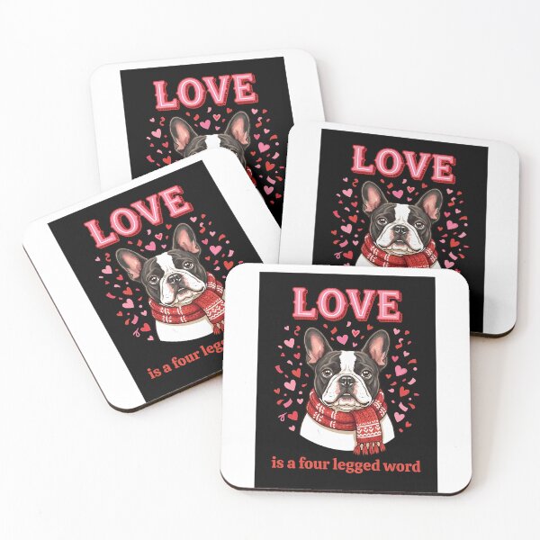 Item preview, Love is a Four-Legged Word - Adorable Puppy Family Classic T-Shirt designed and sold by KTY-NUSS.