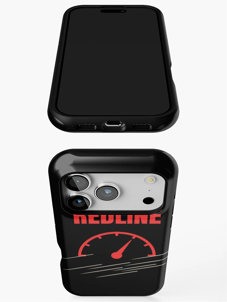 Thumbnail 3 of 4, iPhone Case,  Redline - Minimalist Speedometer Design designed and sold by RageLine.