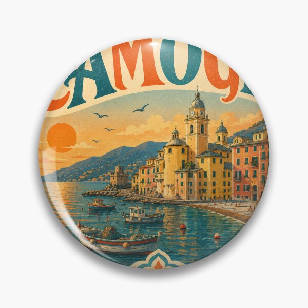 Artikelvorschau, Camogli Retro Reiseherz – Italienische Souvenirkunst entworfen und verkauft von VisualArtsOasis.