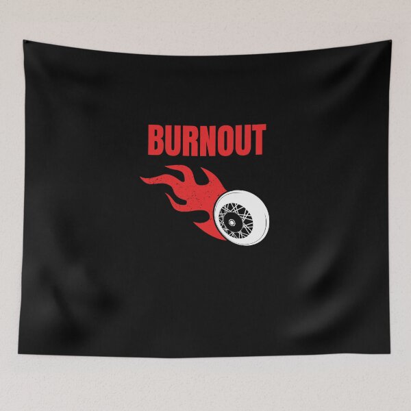 Item preview,  Burnout - Flaming Wheel Racing Design designed and sold by RageLine.