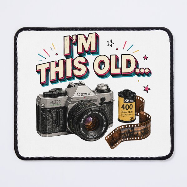 Item preview, I'm This Old | Film Camera & Photo Roll designed and sold by YumiStories Shop.