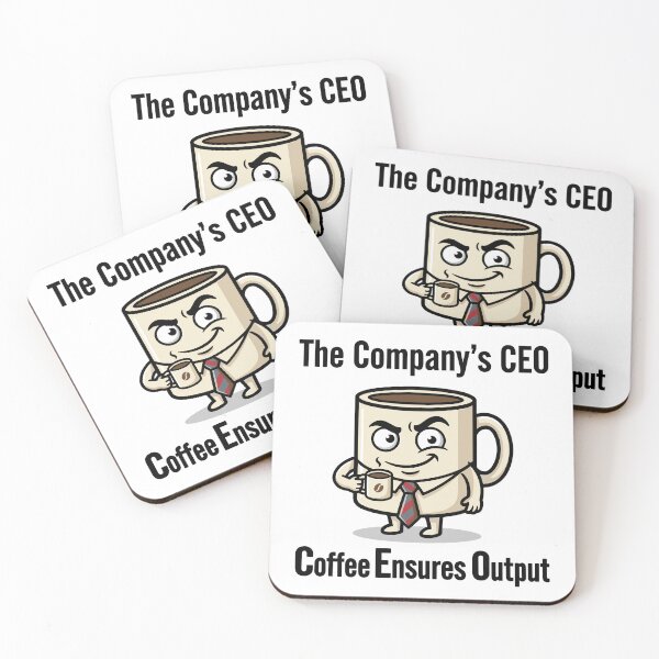 Item preview, Business Coffee Cup Character – Funny Office Coffee Lover designed and sold by JPees.