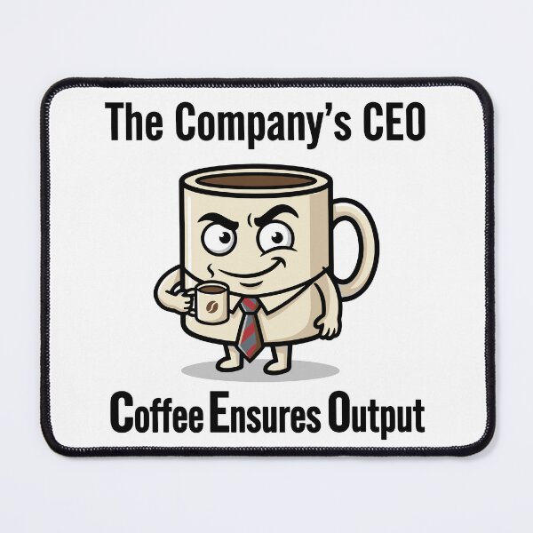 Item preview, Business Coffee Cup Character – Funny Office Coffee Lover designed and sold by JPees.