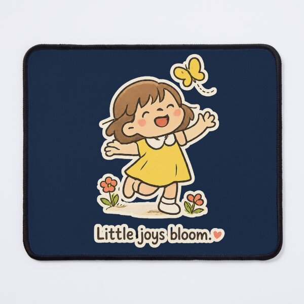 Item preview, Little Joys Bloom Cute Girl and Butterfly Positive Design designed and sold by Nawi32.