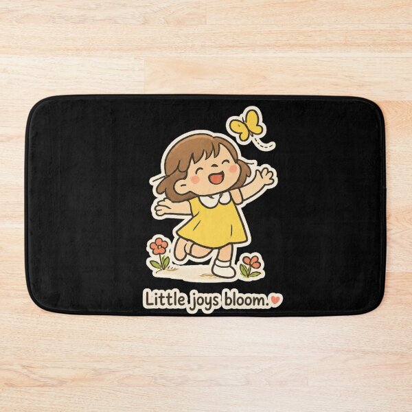 Item preview, Little Joys Bloom Cute Girl and Butterfly Positive Design designed and sold by Nawi32.