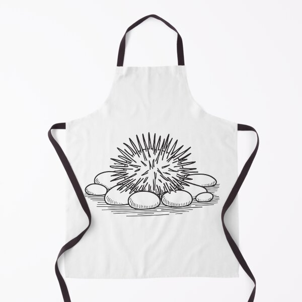 Item preview, A sea urchin halfway covered in gravel underwater designed and sold by rasagamastore.