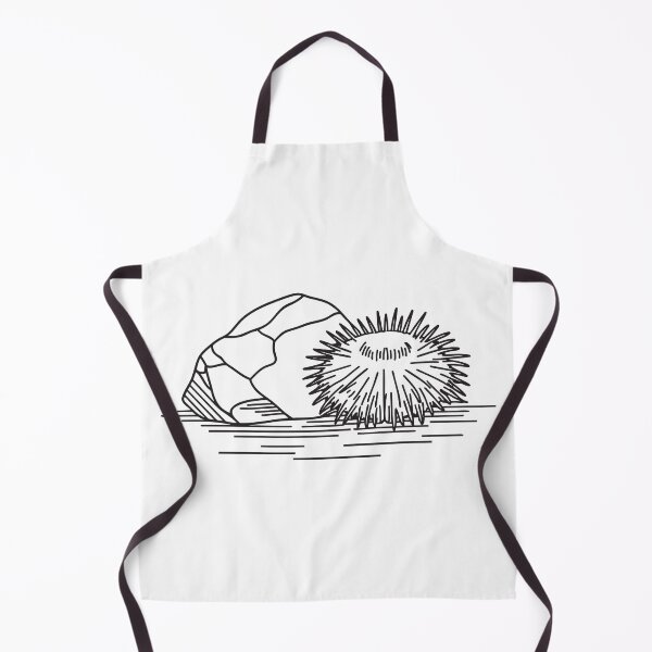 Item preview, A sea urchin resting by a rock on the seabed designed and sold by rasagamastore.
