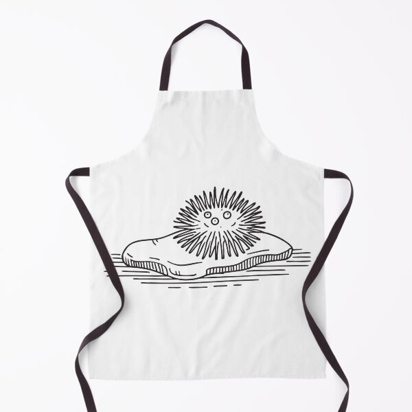 Item preview, A sea urchin laying beside a rock under the ocean designed and sold by rasagamastore.