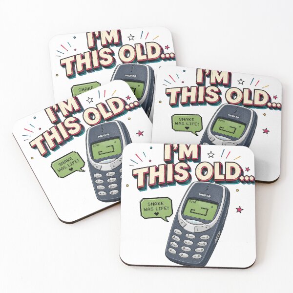 Item preview, I'm This Old | Nokia 3310 & Snake designed and sold by YumiStories Shop.