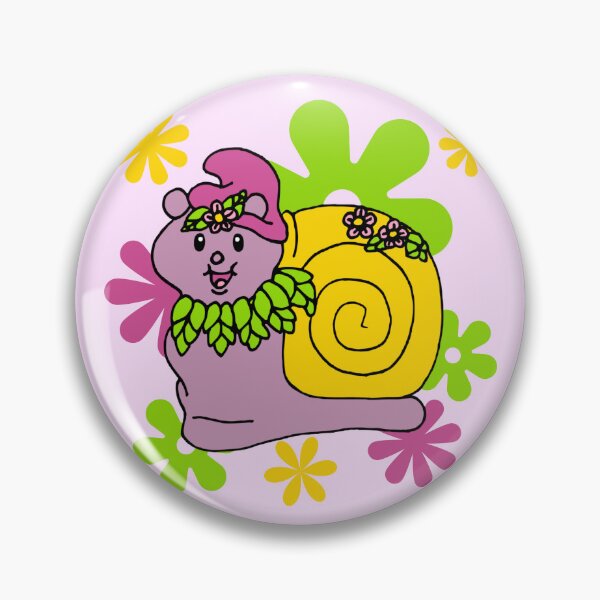 Item preview, Flower Power Snail designed and sold by Mousepelt.