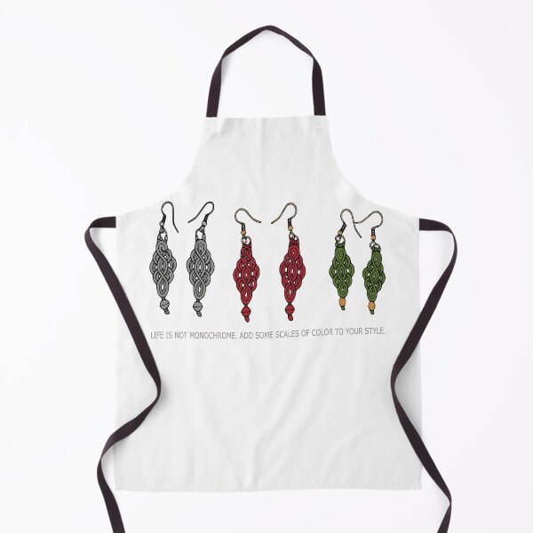 Item preview, Boho Macrame Earrings – Colorful Minimal Line Art designed and sold by Macramellennias.
