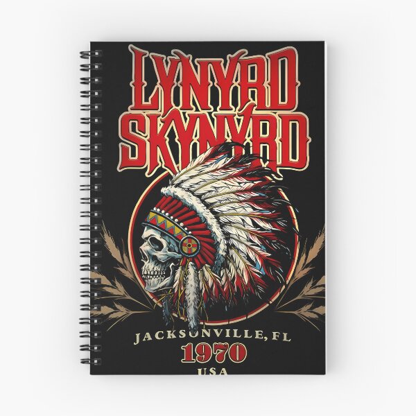 Artikelvorschau, Lynyrd Skynyrd, Jacksonville, Florida, USA, 1970, Native Skull entworfen und verkauft von zmuneer001.