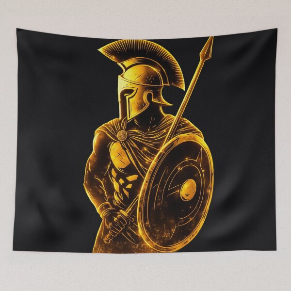 Item preview, Golden Warrior - Echo Of Heroic Paths designed and sold by iamdesigns14.