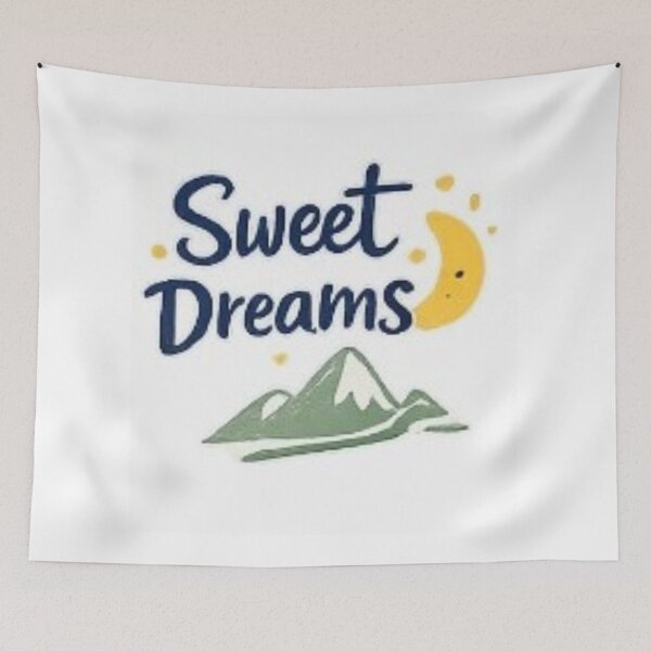 Item preview, Sweet Dreams Moon Typography designed and sold by ser-Ile.