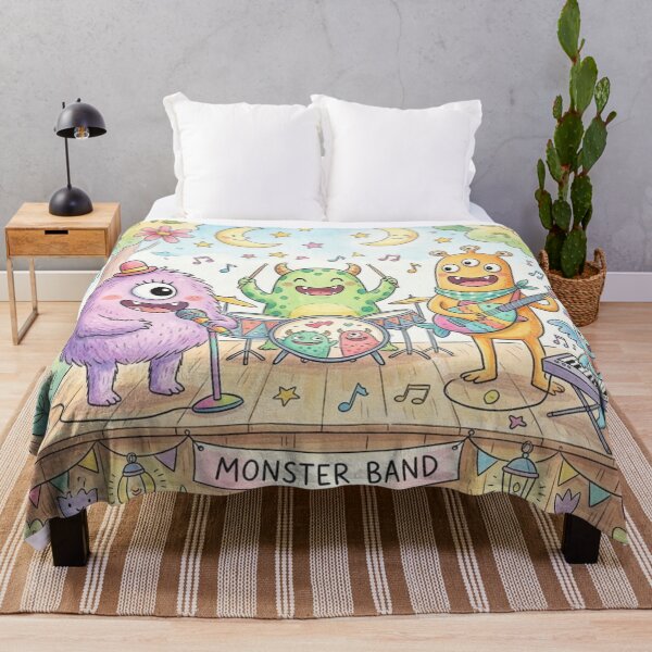 Item preview, Cute Monster Ghost Music Band designed and sold by Softie Sticker Studio.