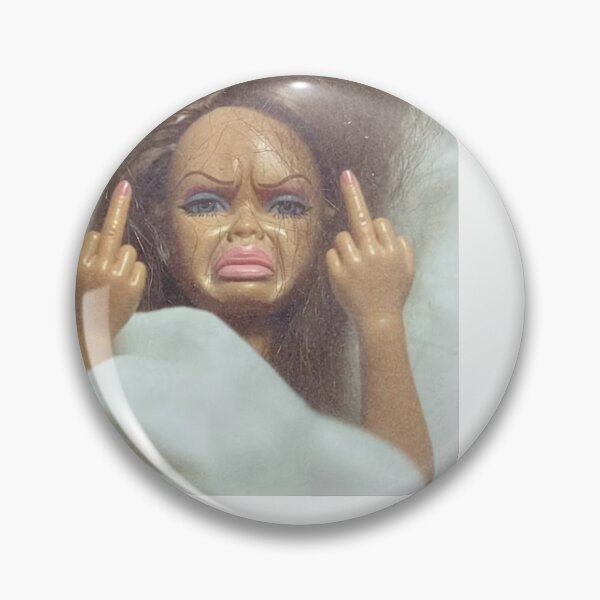Item preview, Funny Doll In Bed Flipping Middle Fingers Morning Meme designed and sold by Devilians92.