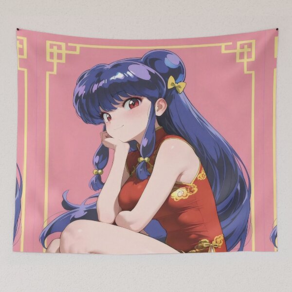 Item preview, Retro Chinese Dress Anime Girl - Vintage Martial Arts Aesthetic Art designed and sold by Billy Morfo™.