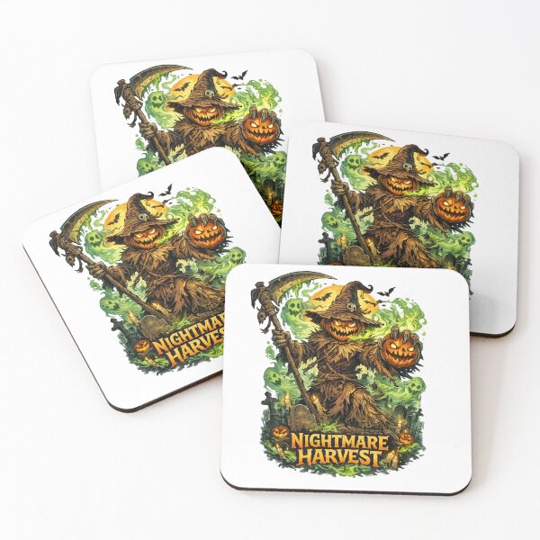 Item preview, Nightmare Harvest – Haunted Pumpkin Scarecrow Halloween T-Shirt designed and sold by D.Shop.