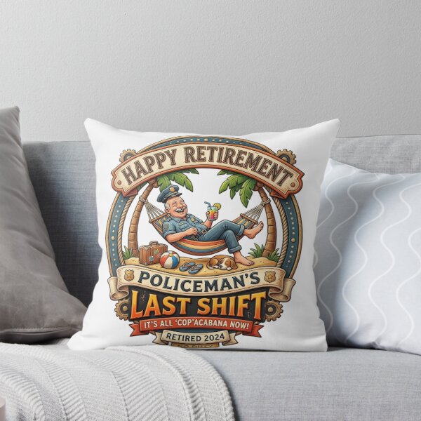 Item preview, HAPPY RETIREMENT. POLICEMAN'S LAST SHIFT designed and sold by likbatonboot.