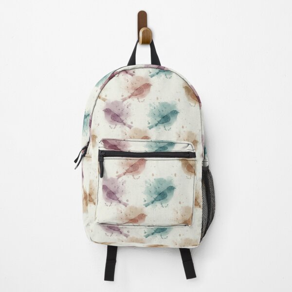 Item preview, Dusty Watercolor Birds Silhouette Splatter designed and sold by wissal.studio.