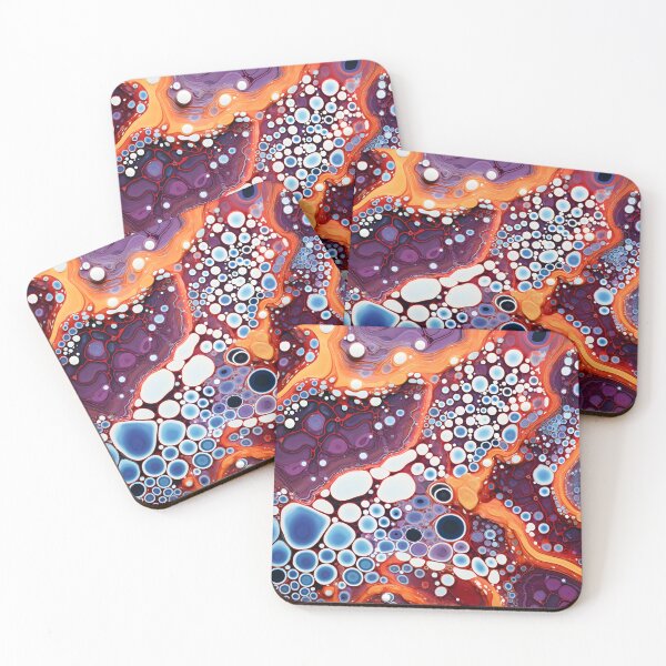 Item preview, Aboriginal Inspired Art - Fluid Crimson Cell Flow designed and sold by GrinGalore.