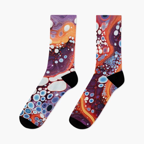 Item preview, Aboriginal Inspired Art - Fluid Crimson Cell Flow designed and sold by GrinGalore.