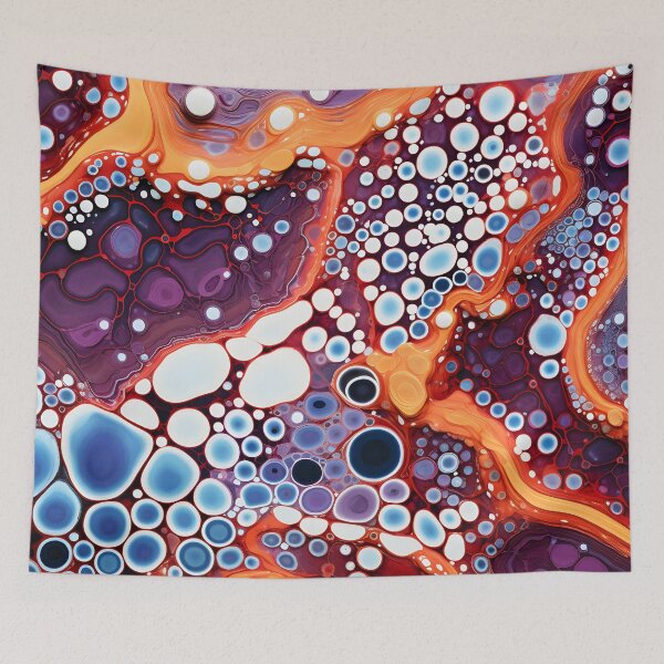 Item preview, Aboriginal Inspired Art - Fluid Crimson Cell Flow designed and sold by GrinGalore.
