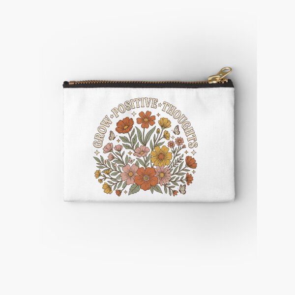 Item preview, Grow Positive Thoughts Retro Wildflowers Botanical Mental Health designed and sold by raedattia.