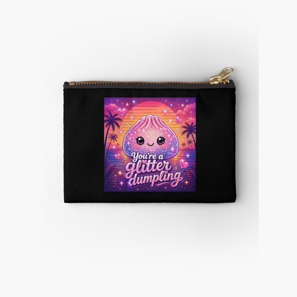 Item preview, You’re A Glitter Dumpling Retro Sunset designed and sold by MamaSweetea.