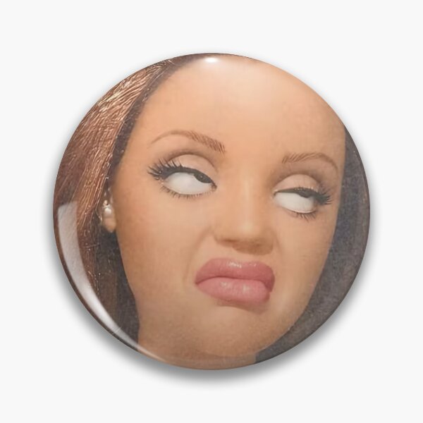 Item preview, Funny Eye Roll Doll Face Meme Disgusted Reaction designed and sold by Devilians92.