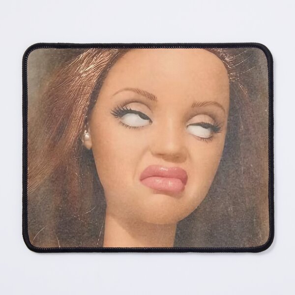 Item preview, Funny Eye Roll Doll Face Meme Disgusted Reaction designed and sold by Devilians92.
