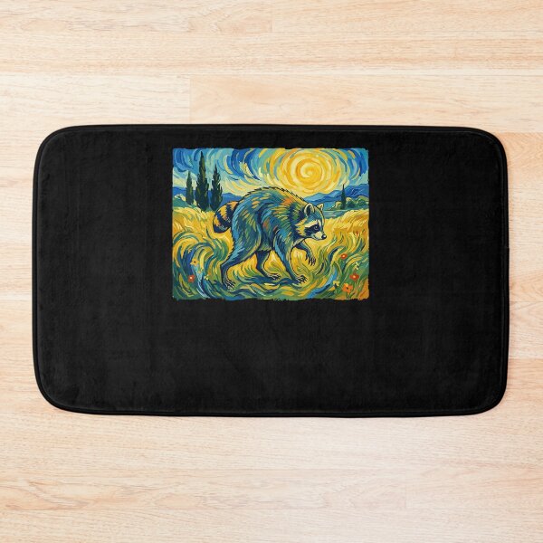 Item preview, Van Gogh Jimothy Raccoon Animal Graphic Artwork designed and sold by Juansustait.