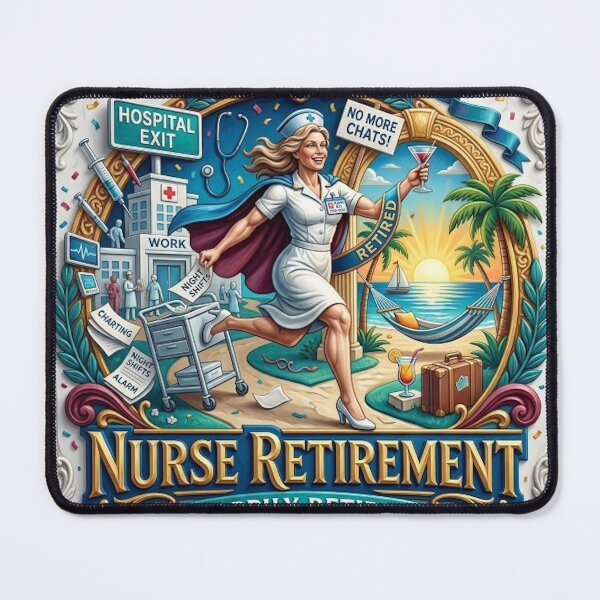 Item preview, NURSE RETIREMENT designed and sold by likbatonboot.