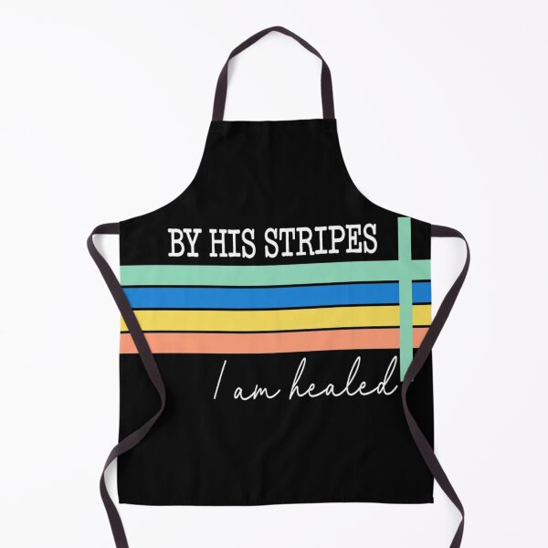 Item preview, Retro By His Stripes I Am Healed Bible Verse Cross designed and sold by haitrieuic96.
