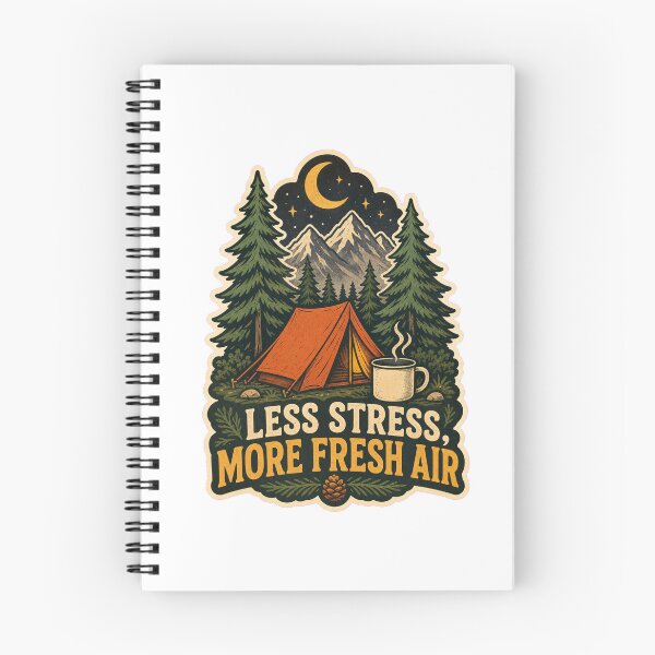 Item preview, Less Stress, More Fresh Air designed and sold by sabily.