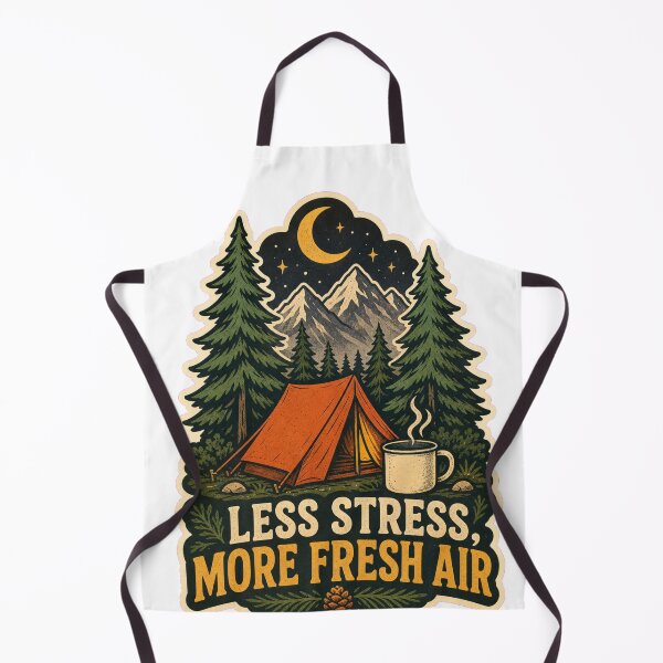 Item preview, Less Stress, More Fresh Air designed and sold by sabily.