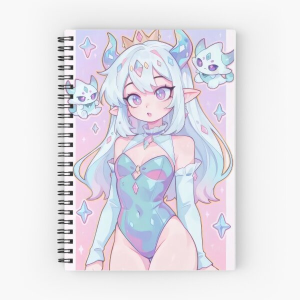 Item preview, Crystal Spirit Princess & Magical Familiars - Pastel Fantasy Anime Art designed and sold by William Cano.
