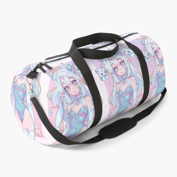 Aperçu de l'œuvre Princesse Esprit de Cristal et Familiers Magiques - Illustration Anime Fantasy Pastel créée et vendue par Billy Morfo™.