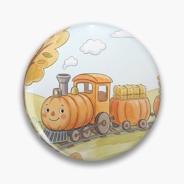 Item preview, Pumpkin Train Express designed and sold by Softie Sticker Studio.