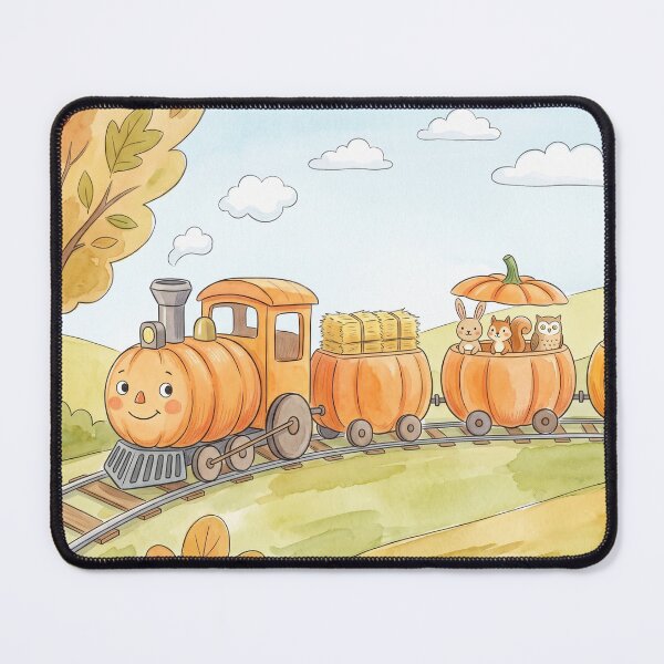 Item preview, Pumpkin Train Express designed and sold by Softie Sticker Studio.