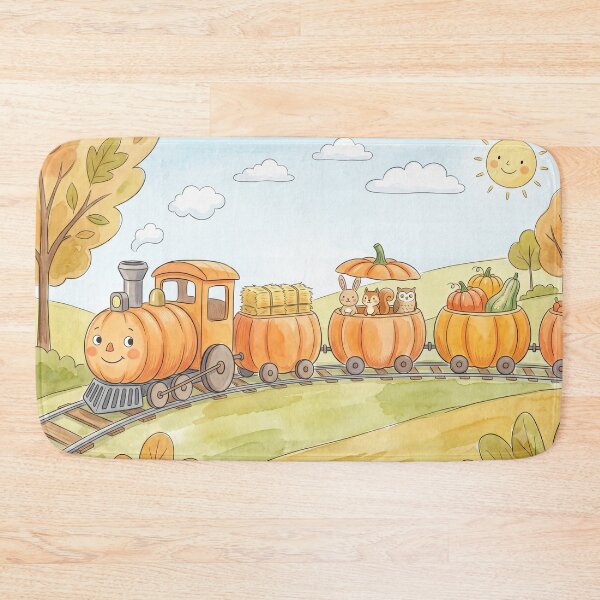 Item preview, Pumpkin Train Express designed and sold by Softie Sticker Studio.
