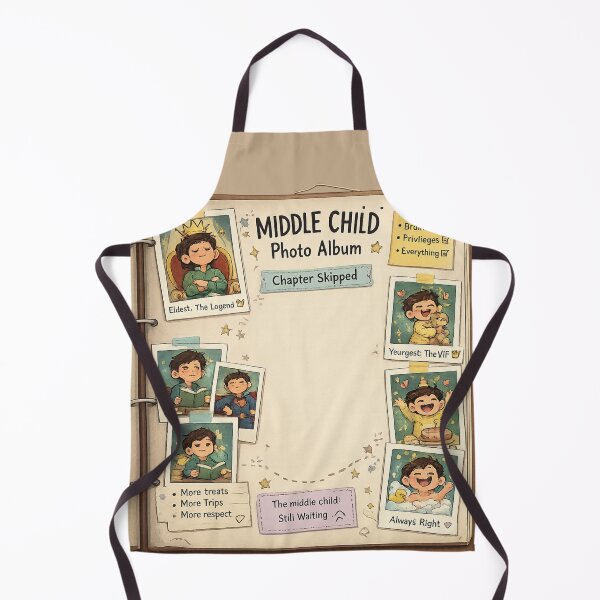Item preview, Middle Child Photo Album Chapter Skipped Funny designed and sold by irfanshikh.