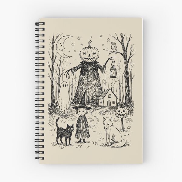 Item preview, Friendly Pumpkin Scarecrow - Whimsical Horror designed and sold by bapupa.