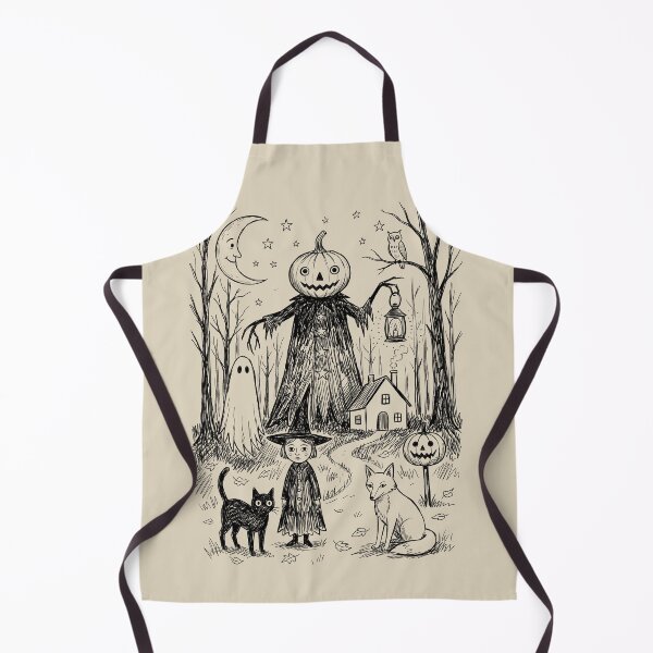 Item preview, Friendly Pumpkin Scarecrow - Whimsical Horror designed and sold by bapupa.