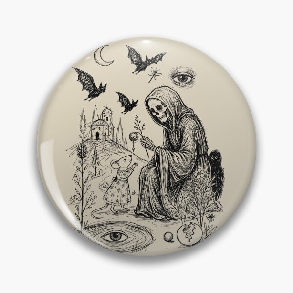 Item preview, Gentle Grim Reaper - Whimsical Horror designed and sold by bapupa.
