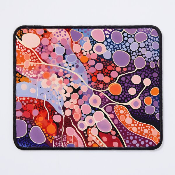 Item preview, Coral Dreamflow | Vibrant Cellular Abstract Art designed and sold by GrinGalore.