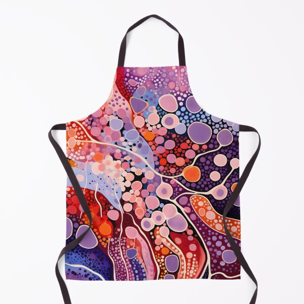 Item preview, Coral Dreamflow | Vibrant Cellular Abstract Art designed and sold by GrinGalore.