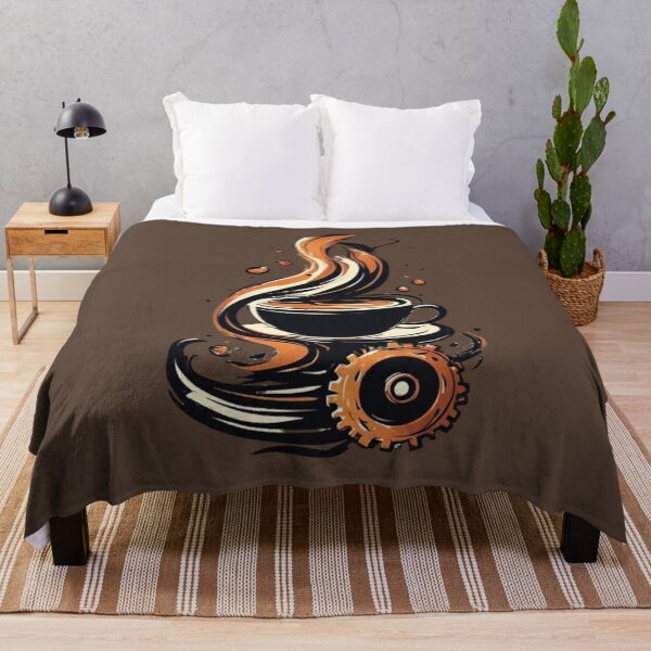 Item preview, Barista Mechanics - Steampunk Coffee Cup & Steam Swirl_01 designed and sold by Shift-Bloom.
