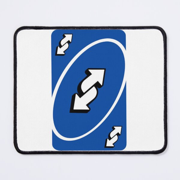 Item preview, UNO Reverse Blue Color Card designed and sold by HayaasBoutique.