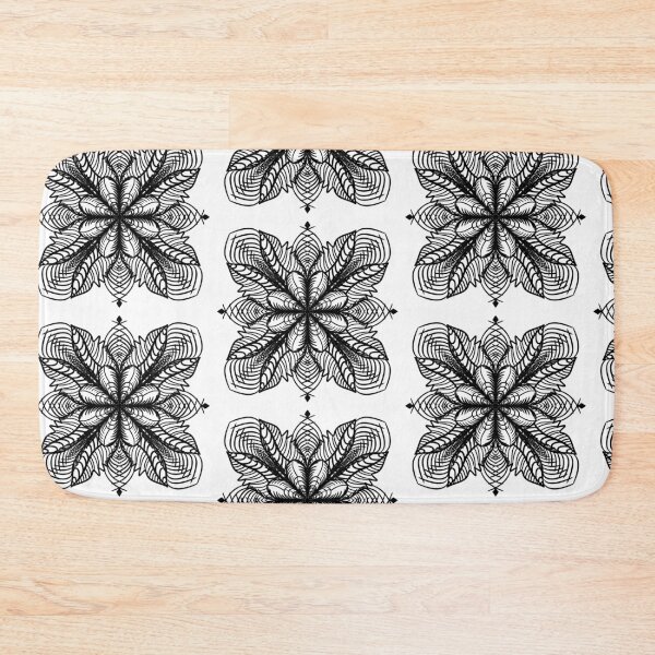 Item preview, Leaf Flower Abstract Mandala designed and sold by immortalmoonimp.